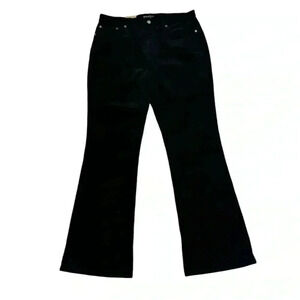 Ralph Lauren Black Corduroy Bootcut Jeans Size 14